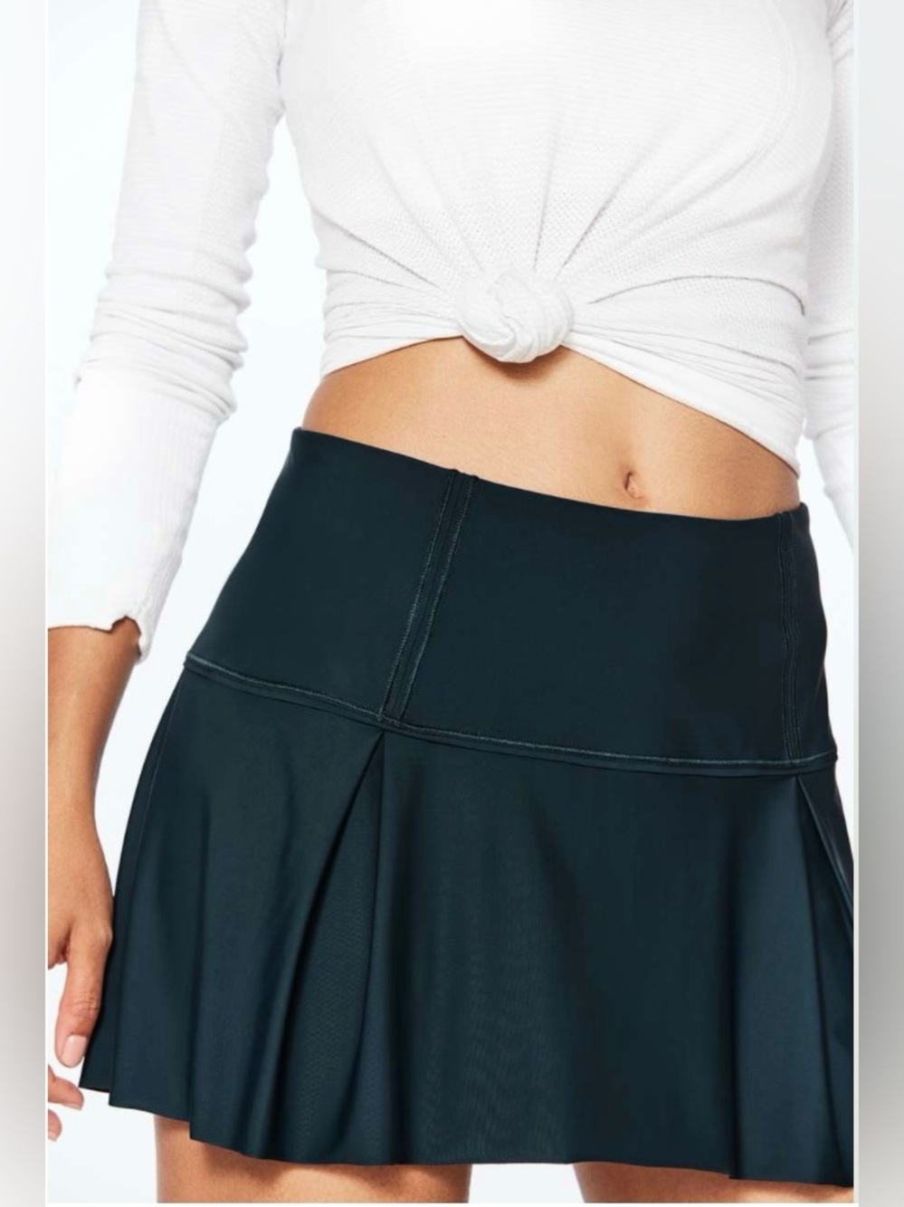 Lululemon Athletica Navy Blue Lost in Pace Athletic Running Skort Skirt
